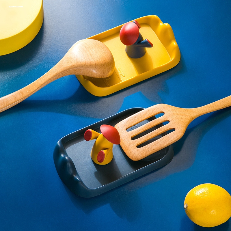 厨房锅盖架台面坐式可折叠置物架放勺子炒菜锅铲锅盖架托收纳神器-图3