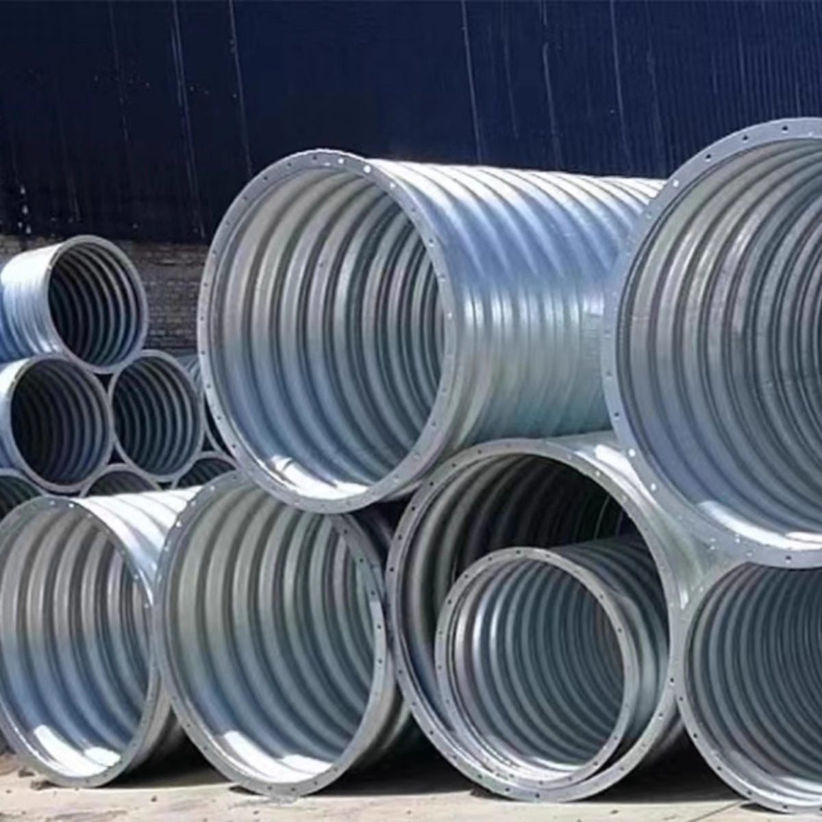 波纹管厂家镀锌金属钢波纹管涵直径1米1.5米2米排水打孔波纹涵管,淘宝优惠券,粉丝福利购,淘宝优惠卷