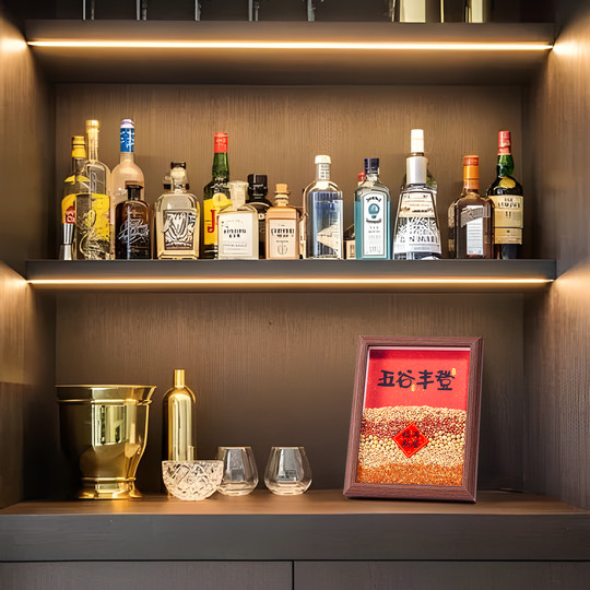 乔迁之喜装饰五谷丰登相框摆件客厅布置搬家入宅仪式用品全套礼物