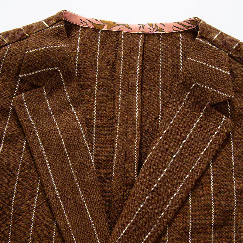 TOMBOLINI东博利尼亚麻透气进口面料西装马甲男 新款复古雅痞马甲,淘宝优惠券,粉丝福利购,淘宝优惠卷