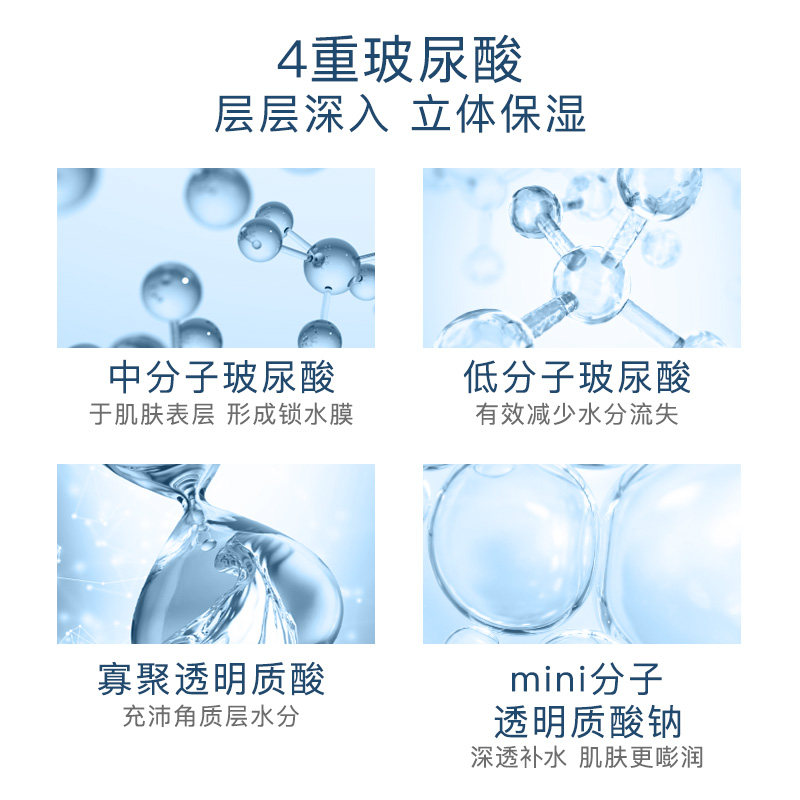 佰草集典萃玻尿酸水润霜有效小蓝罐 典萃乳液/面霜