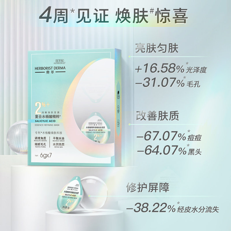 佰草集典萃抛光水杨酸精粹细嫩焕肤 典萃涂抹面膜