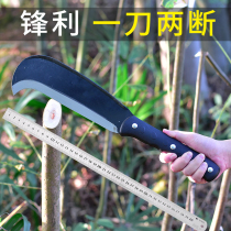 Handmade wrought manganese steel machete knife Outdoor open open knife Cut Tree Knife with firewood knife Firewood Knife Breaking Bamboo Knife Phishing for a Barren Knife