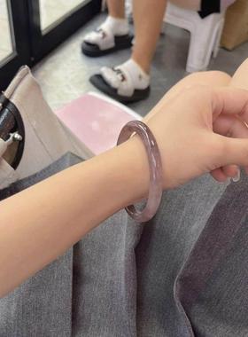 干枯玫瑰手镯女士小众设计学生镯子冰透手链情人节礼物送女友手环