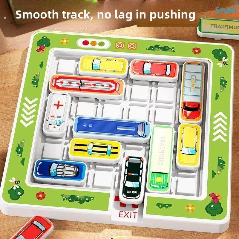 儿童移车出库汽车华容道思维训练幼儿园玩具赛车突围解题闯关玩具,淘宝优惠券,粉丝福利购,淘宝优惠卷