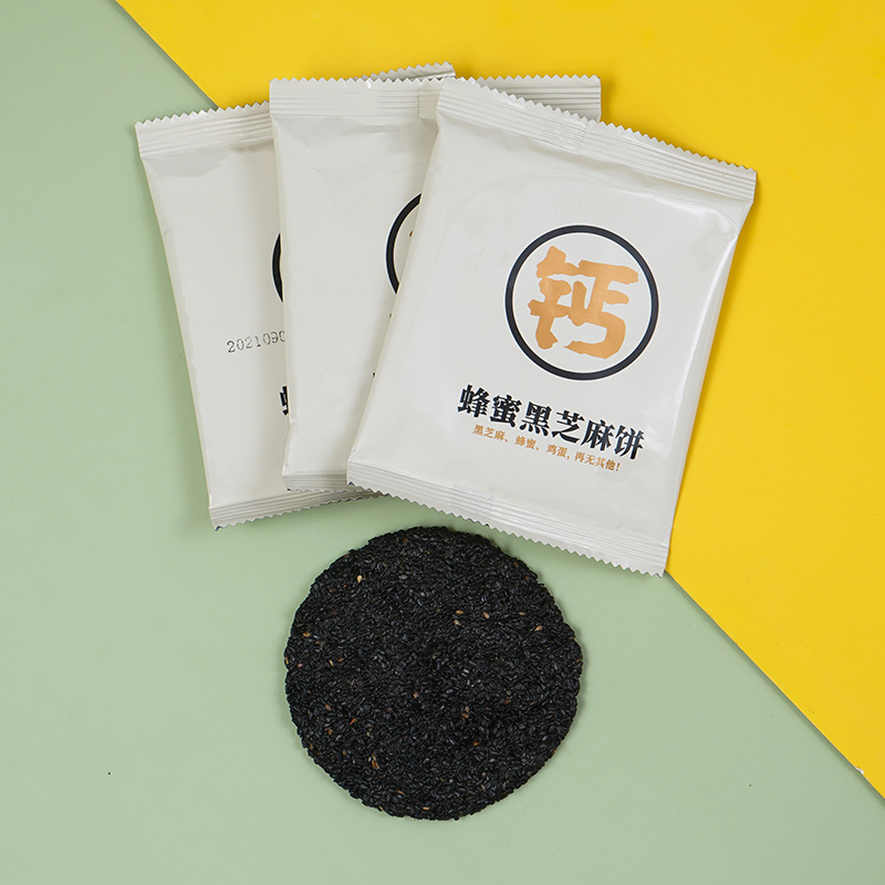 蜂蜜黑芝麻薄饼无蔗糖精孕妇儿童营养零食小吃休闲食品香酥脆饼