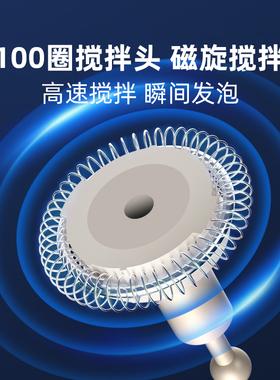 zigo手持打奶器家用打奶泡器热牛奶打发器电动咖啡搅拌器打泡器