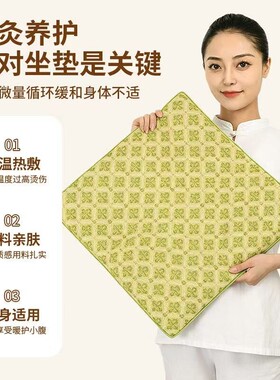 艾灸坐垫电加热艾草艾绒坐灸仪屁股理疗热敷包臀部家用老人礼盒装