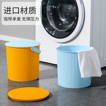 Bath Bucket Plastic Thickened Containing Bucket Children Toy storage Bucket Home Bathroom Hand Laundry Bucket Fishing Bucket