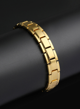 钛钢磁石手链磁疗助睡眠磁性手环