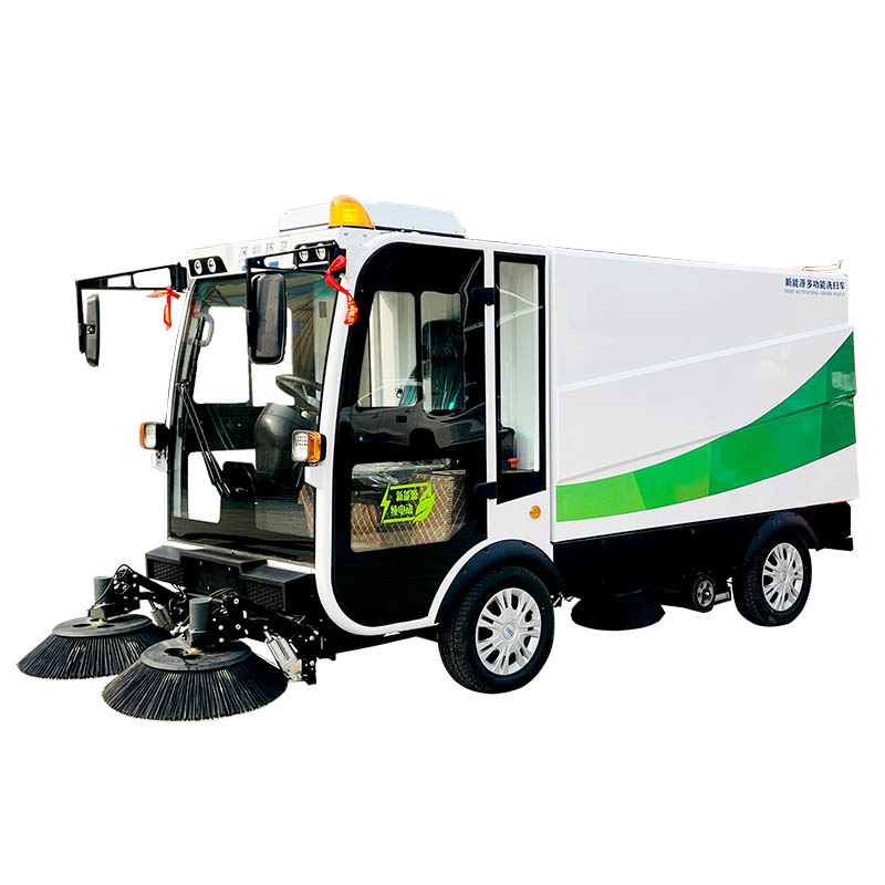新款电动多功能洗扫车纯吸式驾驶式扫地车电动新能源清扫车 - 图3