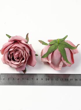 假花绢花diy手工花环胸花材料