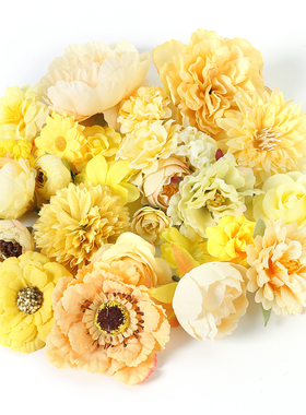 玫瑰牡丹室内簪花装饰材料