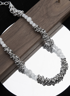 猫眼石项链CAIMOU女生