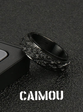 CAIMOU恶魔之眼戒指男士配饰轻奢