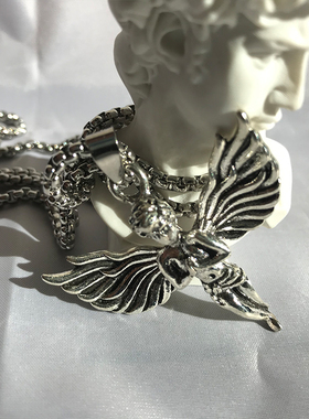 天使小众设计感百搭嘻哈风吊坠