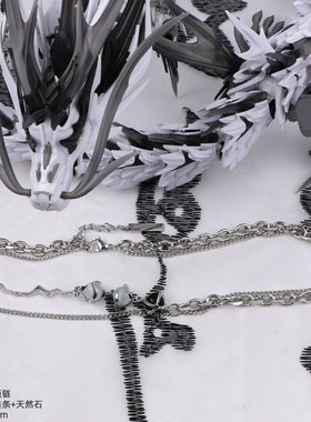 原创龙珠珍珠多层项链男女ins潮