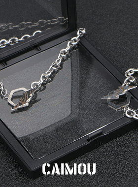 CAIMOU火焰闪电手链男女轻奢小众
