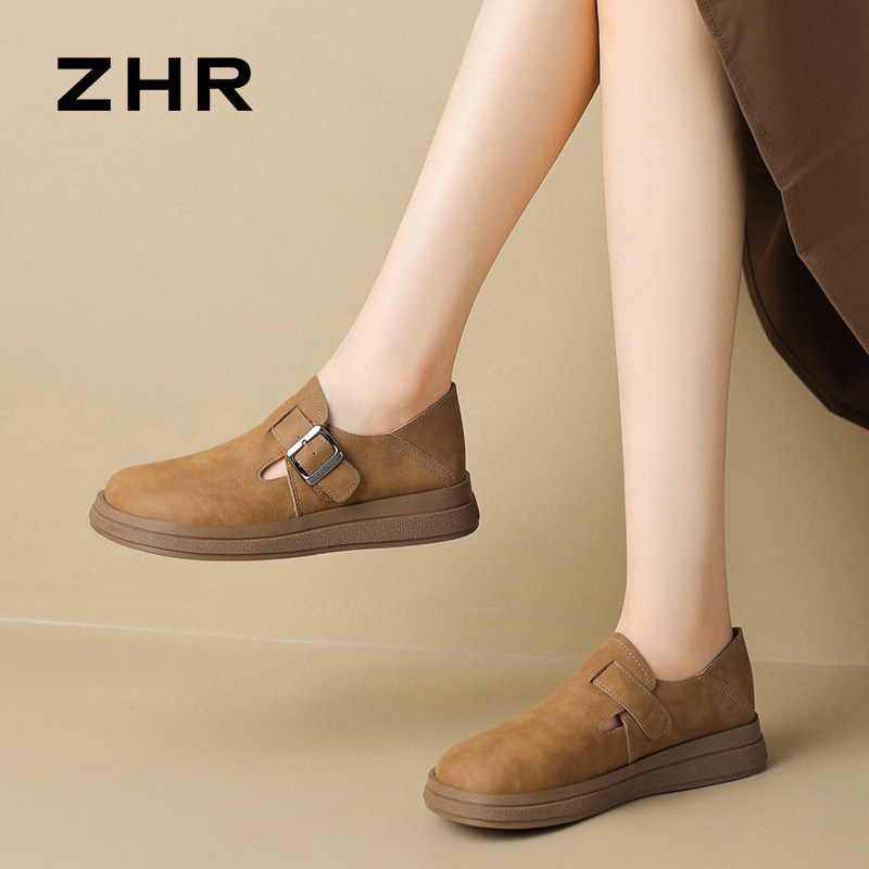 勃肯鞋女2025秋季新款复古两穿懒人一脚蹬单鞋休闲百搭圆头平底鞋,淘宝优惠券,粉丝福利购,淘宝优惠卷