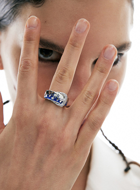 GUDSGAVE男女中性火焰皮带戒指