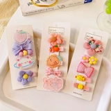 Детская безвредная милая заколка для волос, детские щипцы для младенца, безопасные шпильки для волос, не повреждает волосы