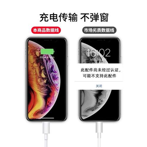 斯洛普适用苹果数据线iPhone14promax正品13充电线12器PD20w手机11/XR快充8p车载iPad平板6s闪充2米原7plus装 - 图1