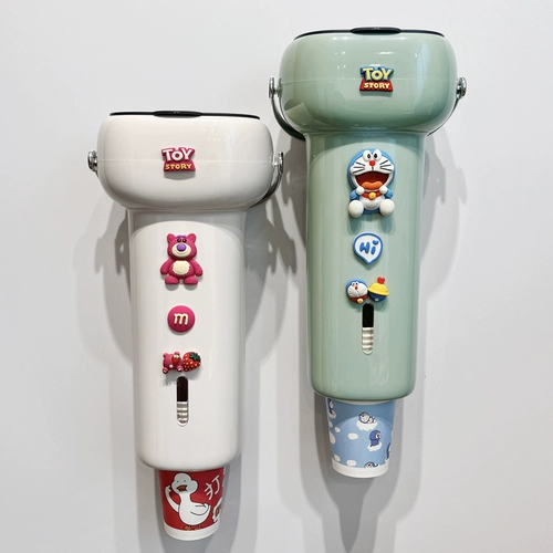 Одноразовая чашка возьмите чашку, настенный мультфильм с милой высокой высокой стоимостью питьевой воды