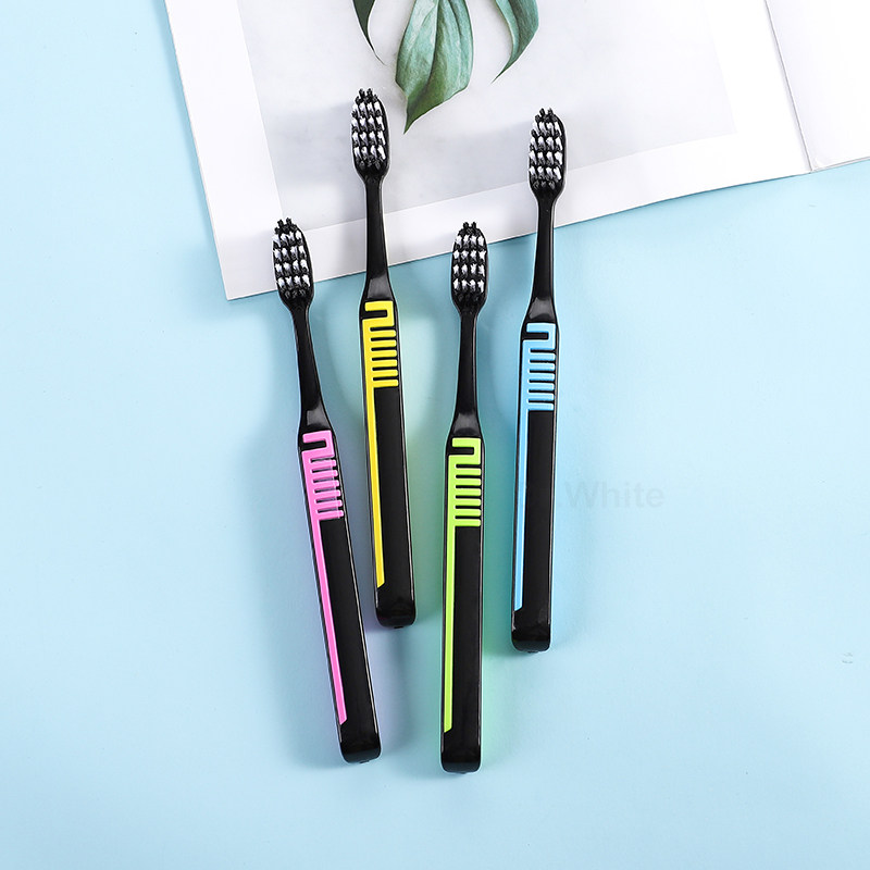 白大夫竹炭成人男女家用备长炭牙刷 白大夫个护店牙刷/口腔清洁工具