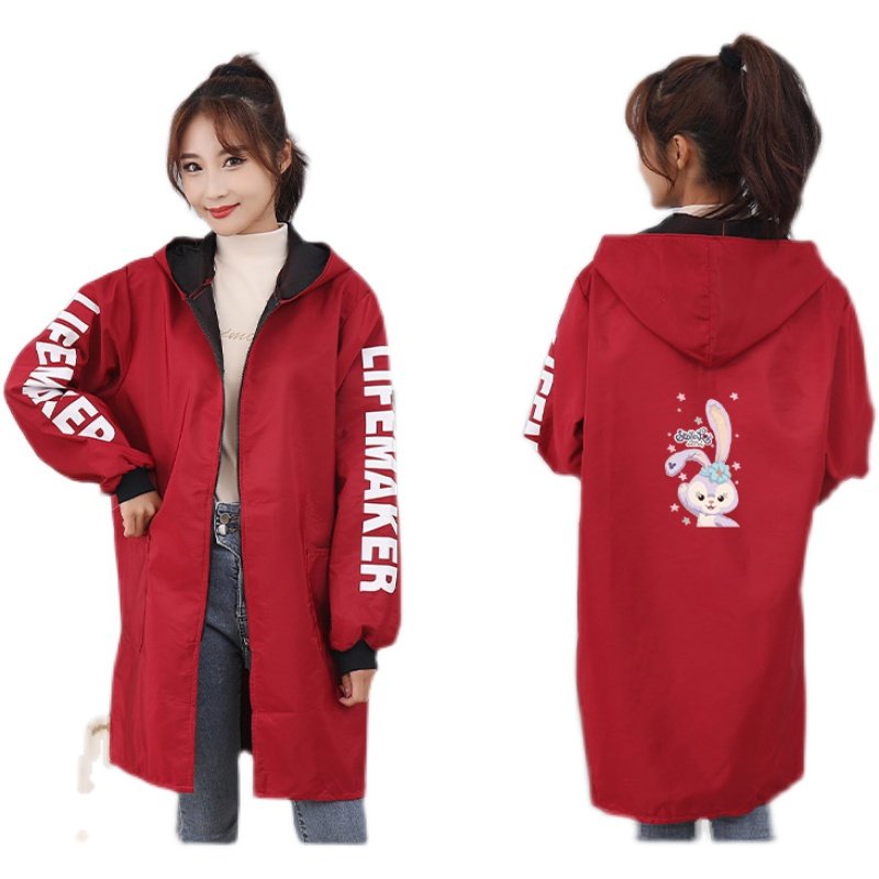 新款围裙薄款罩衣春夏大人女时尚工作服防水防油家用厨房长袖外套,淘宝优惠券,粉丝福利购,淘宝优惠卷