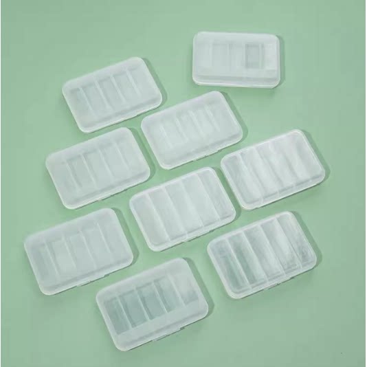 Earplug box rectangular plastic box transparent armor