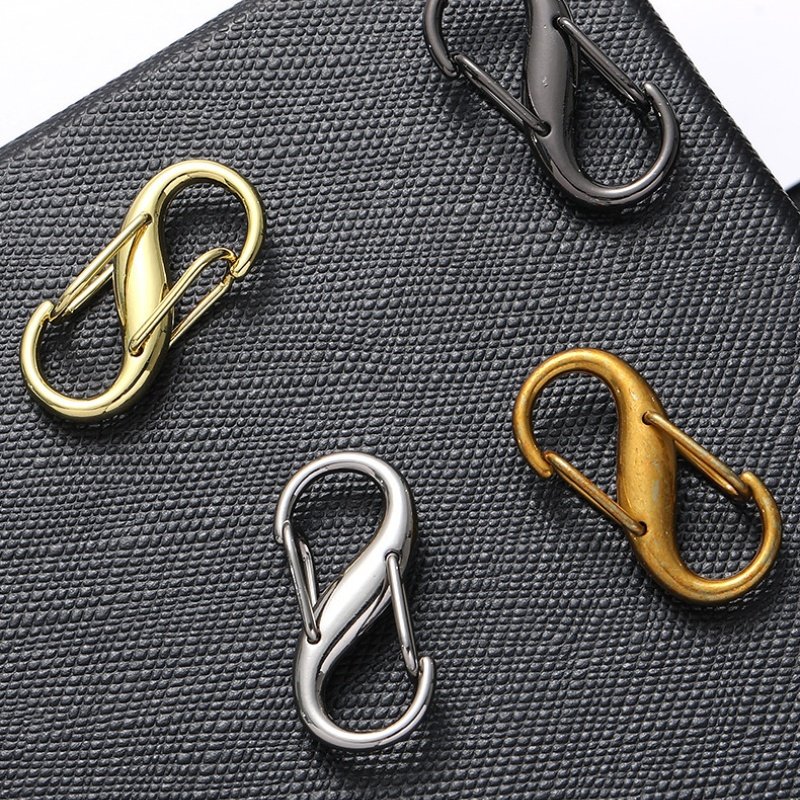 S型调节扣肩带缩短8字包包配件弹簧扣斜跨包链条长短调整,淘宝优惠券,粉丝福利购,淘宝优惠卷
