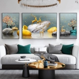 2023 Новая треугольная церемония Elk Diamond Driald Drilling Living Room 5D Тибетский бриллиантовый камень для эксплуатации