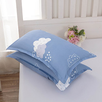 Pure cotton pillowcase full cotton pillowcase pair of fit pillow core cover thickened pillow leather pillow large number home 48x74cm