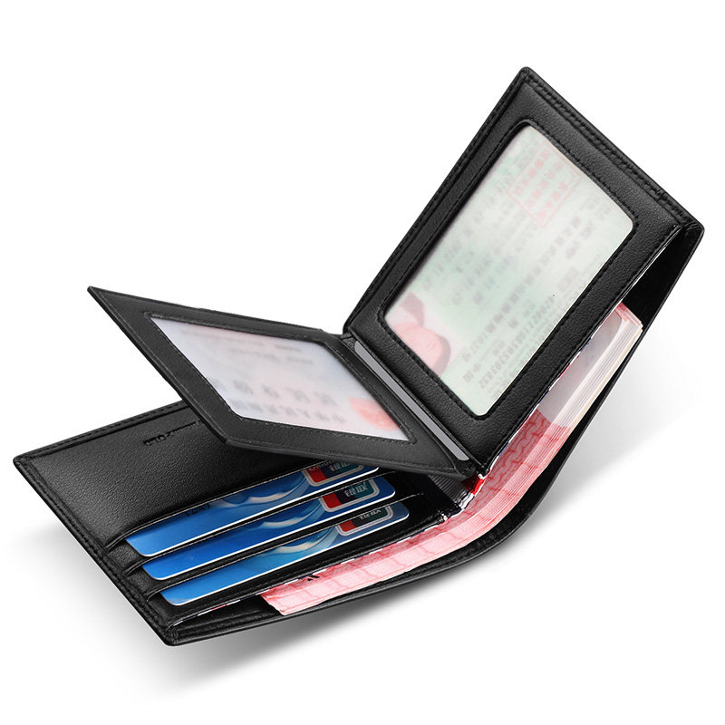 保罗男士短款真皮驾驶证2022零钱包 williampolo亿缘钱包