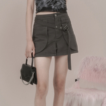 Seymachi Village House Half Body Dress Woman 2023 Shafa Style Romantic American Retro A-type Half Body Short Skirt AB8406A17