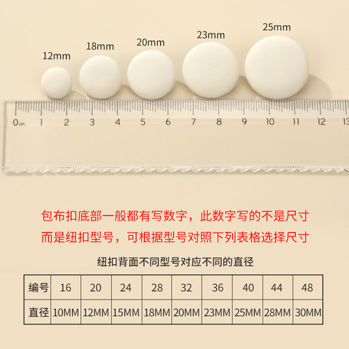 皮革扣子圆形大衣扣皮衣外套扣皮沙发装饰扣包皮包布纽扣辅料配件 - 图0