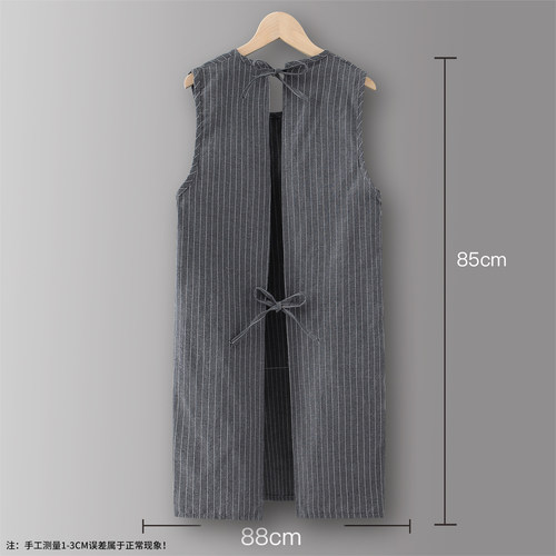 围裙坎肩式厨房家用四季超市工作服做饭餐饮上班专用定制2025新款 - 图2