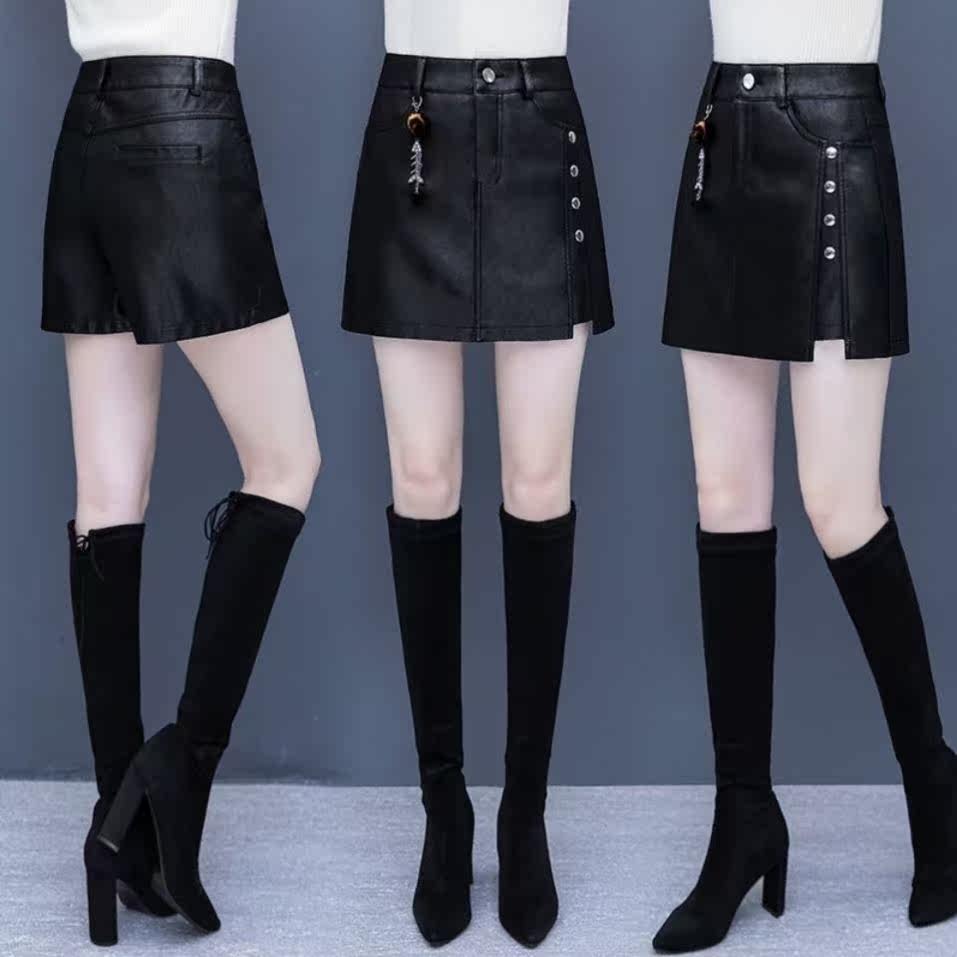 2021秋冬新款a字裙包臀裤半身裙 派纯雪半身裙