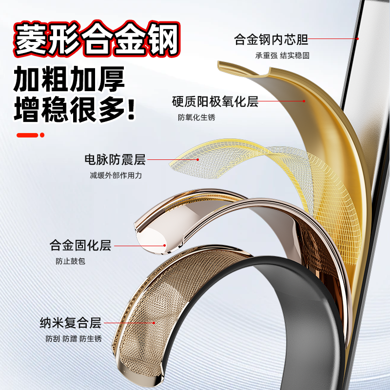 新款加厚水平仪升降支撑杆平水仪器支架三角架红外线支撑架三脚架 - 图2