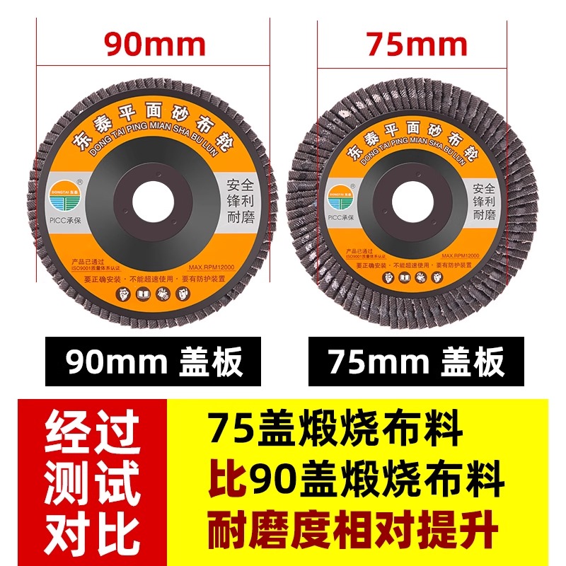 百叶片角磨机打磨片金属抛光片不锈钢木材磨光机百叶轮砂轮千叶片 - 图0