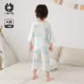 小猪大卫儿童夏居家服100%棉A类男女宝宝薄款短袖套背心套七分套 图片 4