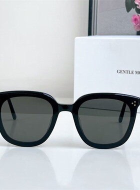 gm墨镜LADY LANG.S韩版V牌25新款圆形黑超开车防紫外线可配近视镜