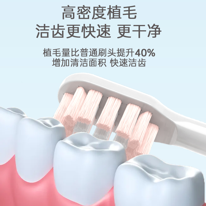 盼恒适配FLYCO飞科电动牙刷头FT7105/7106/ 7205/7108/th01替换头