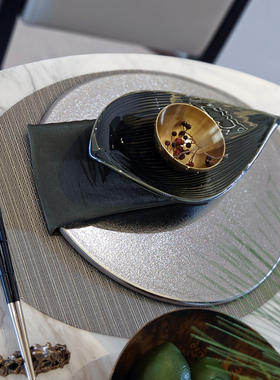 E-Pin 逸品家居餐厅餐桌样板房软装饰品设计搭配餐具花器烛台摆件