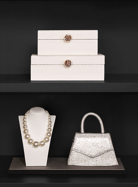 E-Pin 逸品家居衣帽间女士衣橱衣柜咖色连衣裙饰品盒装饰软装挂画