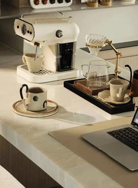 E-Pin 逸品家居厨房套组摆件软装样板房咖啡豆手摇研磨机咖啡杯