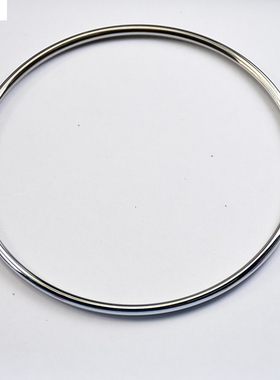 钛钢2单线圈光面手镯 不锈钢简约饰品不褪色圆形情侣闭口手环百搭