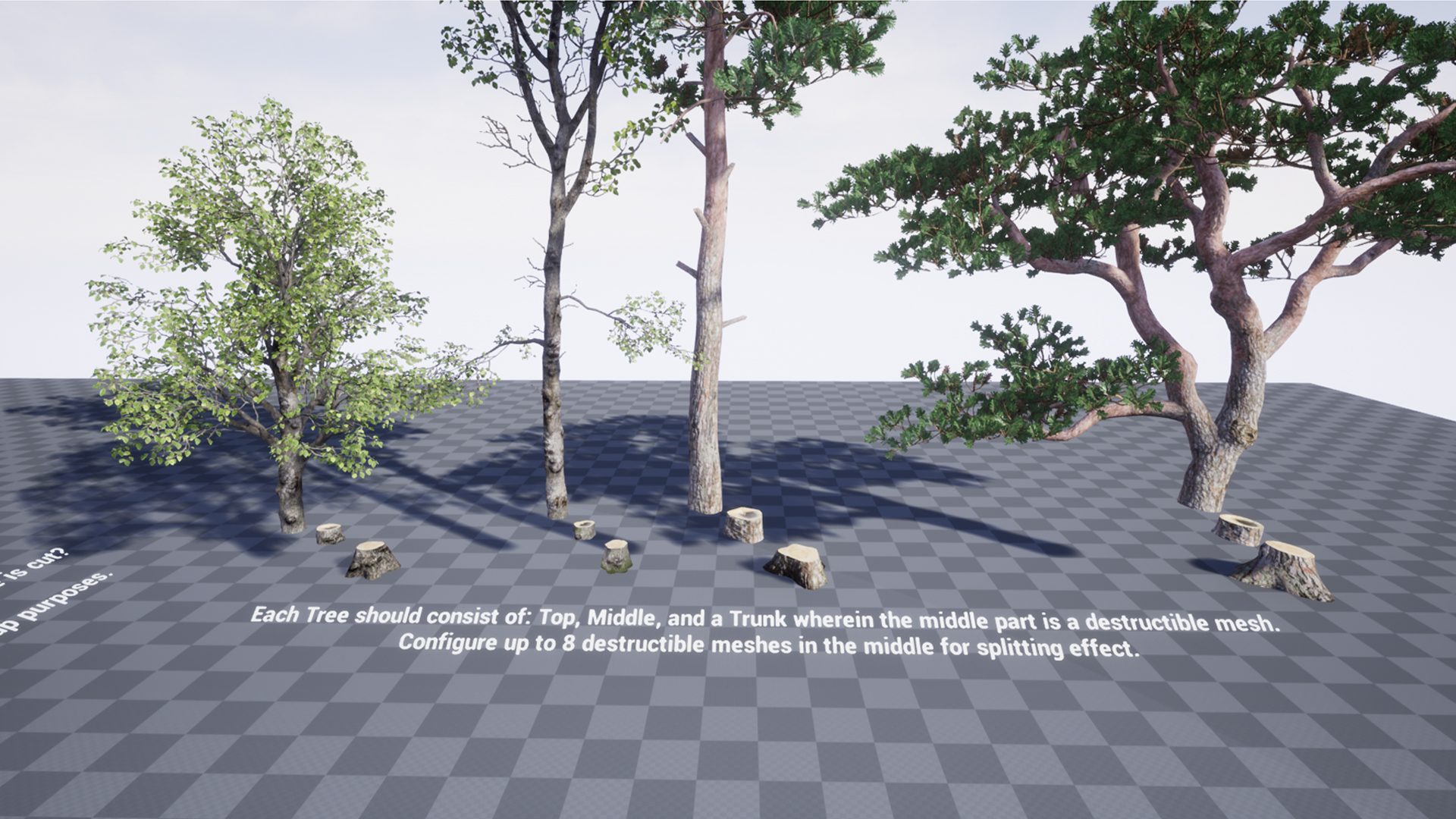 UE4树木切割蓝图 Choppable and Interactive Trees (Replicated) - 图2