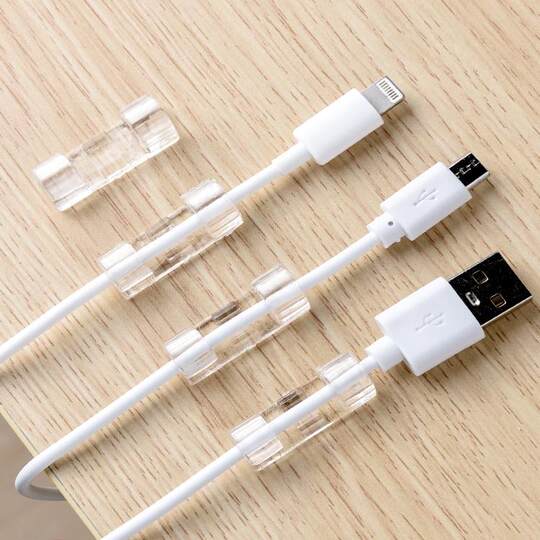 Cable manager transparent cable manager sticks without trace
