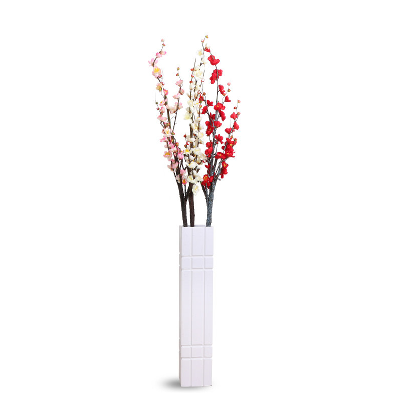 仿真梅花枝假花摆件防真花腊梅干花花束干枝客厅摆设餐桌装饰花艺,淘宝优惠券,粉丝福利购,淘宝优惠卷